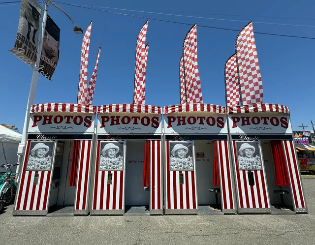 Photo booths at the 2024 Sonoma-Marin Fair. Photo Booth Rental GST HST: How to Charge It in Canada
